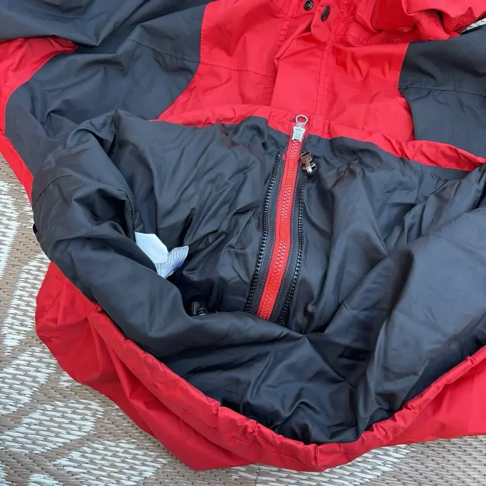 Vintage 90s The North Face Gore XCR Summit Series Jacket Mens Large Red Black